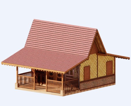 Rumah Osing Tikel Balung 1